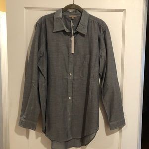 Lilla P Shirting Long Sleeve Button Down Tunic NWT